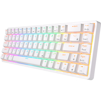Клавиатура Royal Kludge RKG68 RGB (белый, Gateron Yellow)