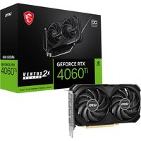 Видеокарта MSI GeForce RTX 4060 Ti Ventus 2X BLACK 8G OC