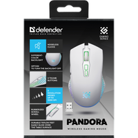 Игровая мышь Defender Pandora GM-502 (белый)