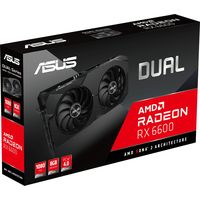 Видеокарта ASUS Dual Radeon RX 6600 V2 8GB GDDR6 DUAL-RX6600-8G V2