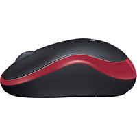 Мышь Logitech M186 (черный/красный)