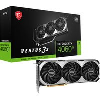 Видеокарта MSI GeForce RTX 4060 Ti Ventus 3X 8G OC