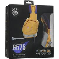 Наушники A4Tech Bloody G575 (желтый/фиолетовый)