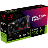 Видеокарта ASUS ROG Strix GeForce RTX 4060 Ti OC Edition 16GB GDDR6 ROG-STRIX-RTX4060TI-O16G-GAMING
