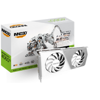 Видеокарта Inno3D GeForce RTX 4060 Ti 8GB Twin X2 OC White N406T2-08D6X-171153W