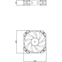 Вентилятор для корпуса Thermalright TL-D12B