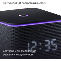 Умная колонка Яндекс Станция Миди (черный)