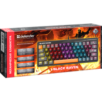 Клавиатура Defender Black Raven GK-417 45414