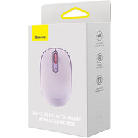 Мышь Baseus F01B Creator Tri-Mode Wireless (сиреневый)