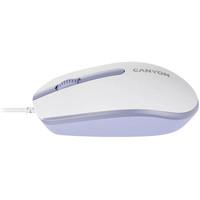 Мышь Canyon M-10 (белый/сиреневый)