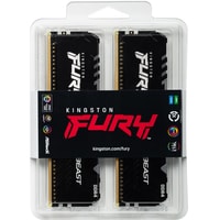 Оперативная память Kingston FURY Beast RGB 2x16ГБ DDR4 3600МГц KF436C18BB2AK2/32
