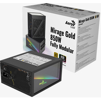 Блок питания AeroCool Mirage Gold 850W Fully Modular
