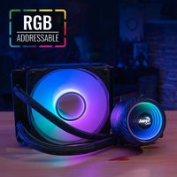 Жидкостное охлаждение для процессора AeroCool Mirage L120 (черный)