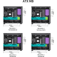 Корпус Jonsbo D41 Mesh Screen (черный)