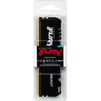 Оперативная память Kingston FURY Beast RGB 8ГБ DDR4 3733 МГц KF437C19BB2A/8