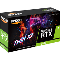 Видеокарта Inno3D GeForce RTX 3050 Twin X2 N30502-08D6-1711VA41