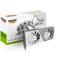 Видеокарта Inno3D GeForce RTX 4070 Twin X2 OC White N40702-126XX-185252W