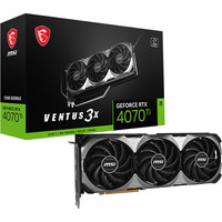 Видеокарта MSI GeForce RTX 4070 Ti Ventus 3X E1 12G