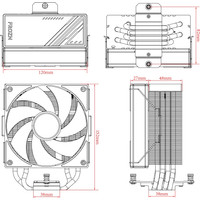 Кулер для процессора ID-Cooling Frozn A410 ARGB White