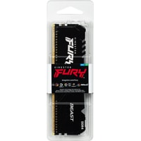 Оперативная память Kingston FURY Beast RGB 8ГБ DDR4 3600 МГц KF436C17BB2A/8