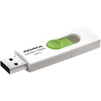 USB Flash ADATA UV320 128GB (белый/зеленый)