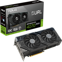 Видеокарта ASUS Dual GeForce RTX 4070 Super OC Edition 12GB GDDR6X DUAL-RTX4070S-O12G