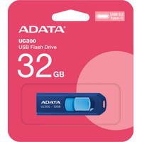 USB Flash ADATA UC300 32GB (синий/голубой)