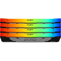 Оперативная память Kingston FURY Renegade RGB 4x32ГБ DDR4 3600 МГц KF436C18RB2AK4/128