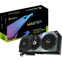Видеокарта Gigabyte Aorus GeForce RTX 4080 Super Master 16G GV-N408SAORUS M-16GD