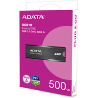 Внешний накопитель ADATA SC610 500GB SC610-500G-CBK/RD