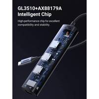 USB-хаб  Ugreen CM475 USB C to Ethernet 60600