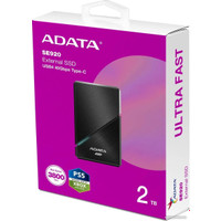 Внешний накопитель ADATA SE920 2TB SE920-2TCBK