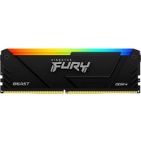 Оперативная память Kingston FURY Beast RGB 2x16ГБ DDR4 3733 МГц KF437C19BB12AK2/32