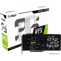 Видеокарта Palit GeForce RTX 3060 Dual 12GB GDDR6 NE63060019K9-190AD