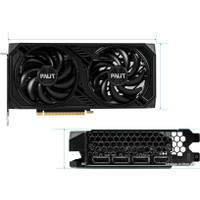 Видеокарта Palit GeForce RTX 4060 Ti Dual 8GB GDDR6 NE6406T019P1-1060D