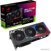 Видеокарта ASUS ROG Strix GeForce RTX 4070 Super 12GB GDDR6X OC Edition ROG-STRIX-RTX4070S-O12G-GAMING