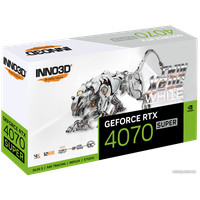 Видеокарта Inno3D GeForce RTX 4070 Super Twin X2 OC White N407S2-126XX-186162W