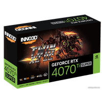 Видеокарта Inno3D GeForce RTX 4070 Ti Super Twin X2 OC N407TS2-166XX-186156N