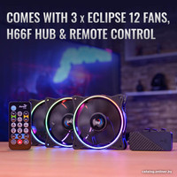 Набор вентиляторов с контроллером AeroCool Eclipse 12 Pro