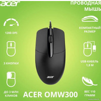 Мышь Acer OMW300 (черный)