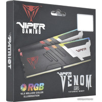 Оперативная память Patriot Viper Venom RGB 2x16ГБ DDR5 6000МГц PVVR532G600C30K