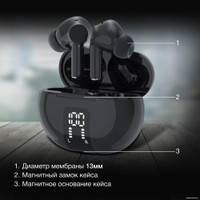 Наушники Hyundai H-EP201 (черный) Наушники Hyundai H-EP201 (черный)