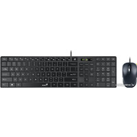Офисный набор Genius SlimStar C126 (черный)