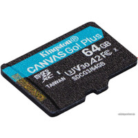 Карта памяти Kingston Canvas Go! Plus microSDXC 64GB (с адаптером)