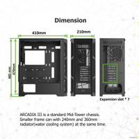 Корпус Raijintek Arcadia III ST V2