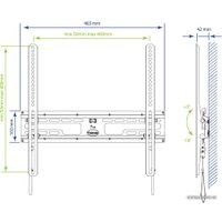 Кронштейн Kromax FLAT-4