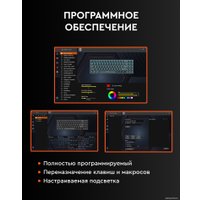 Клавиатура Royal Kludge RK100 RGB (белый, RK Brown)