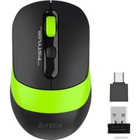 Мышь A4Tech Fstyler FG10CS Air (черный/зеленый)