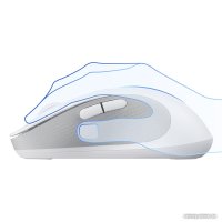 Мышь Baseus F02 Ergonomic Wireless Mouse (белый, без батарейки в комплекте)