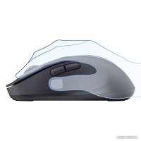 Мышь Baseus F02 Ergonomic Wireless Mouse (черный, без батарейки в комплекте)